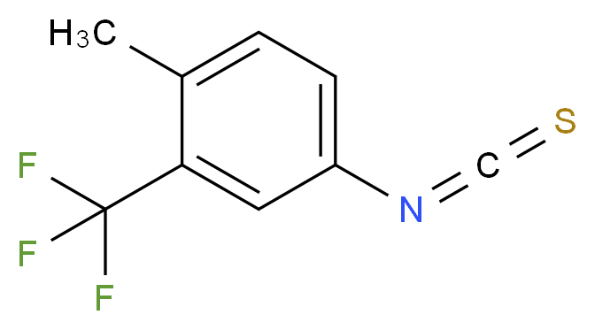 4-甲基-3-(三氟甲基)异硫氰酸苯酯_分子结构_CAS_351003-67-3)