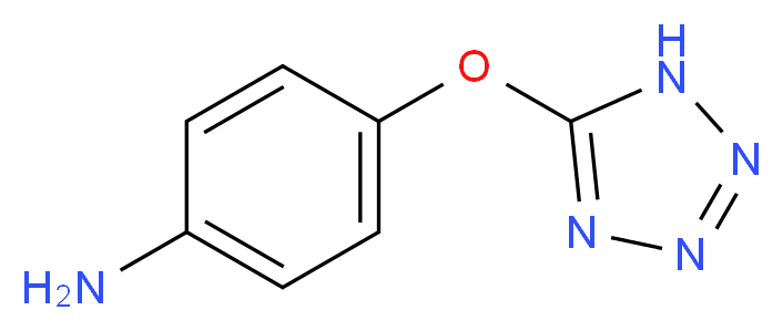 4-(1H-Tetrazol-5-yloxy)aniline_分子结构_CAS_467226-44-4)