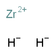 λ<sup>2</sup>-zirconium(2+) ion dihydride_分子结构_CAS_7704-99-6