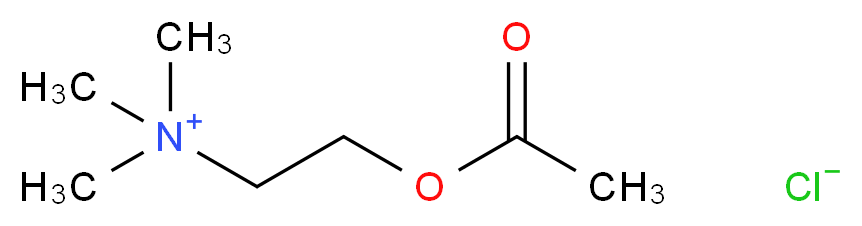 氯化乙酰胆碱_分子结构_CAS_60-31-1)