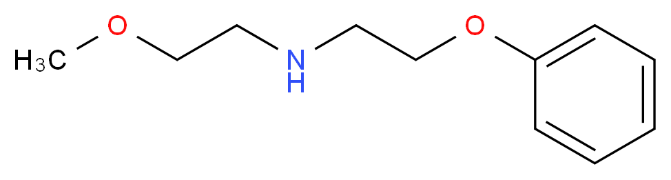 (2-methoxyethyl)(2-phenoxyethyl)amine_分子结构_CAS_884497-53-4)