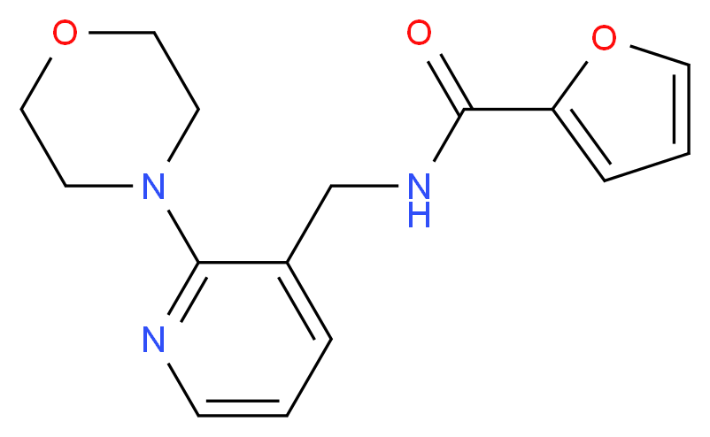 N-{[2-(4-morpholinyl)-3-pyridinyl]methyl}-2-furamide_分子结构_CAS_)