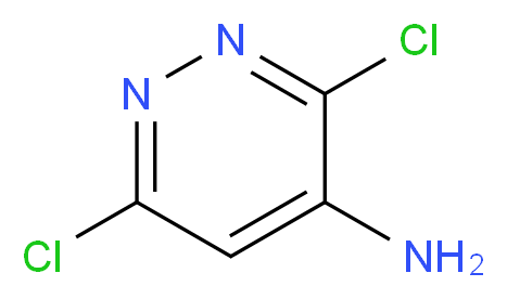4-Amino-3,6-dichloropyridazine_分子结构_CAS_823-58-5)