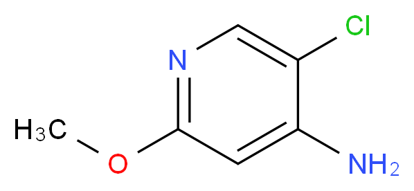 5-chloro-2-methoxypyridin-4-amine_分子结构_CAS_719305-30-3