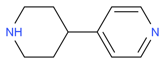 4-piperidin-4-ylpyridine_分子结构_CAS_581-45-3)