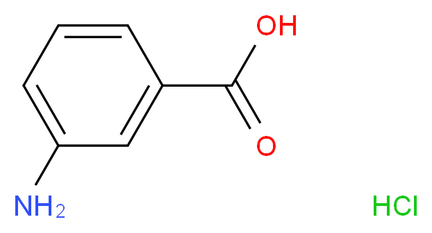 3-aminobenzoic acid hydrochloride_分子结构_CAS_15151-51-6