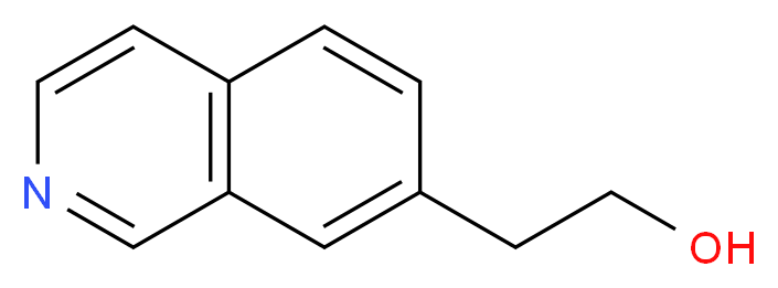 2-(7-Isoquinolinyl)ethanol_分子结构_CAS_1076198-33-8)