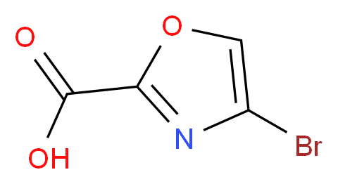 4-BROMO-1,3-OXAZOLE-2-CARBOXYLIC ACID_分子结构_CAS_944906-74-5)