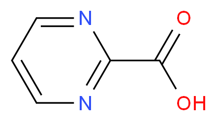 2-Pyrimidinecarboxylic acid_分子结构_CAS_31519-62-7)