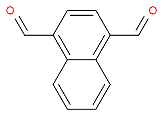 naphthalene-1,4-dicarbaldehyde_分子结构_CAS_38153-01-4