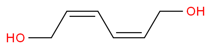 顺,顺-2,4-己二烯-1,6-二醇_分子结构_CAS_63621-96-5)