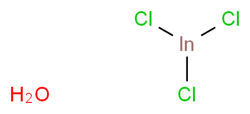 三氯化铟 水合物_分子结构_CAS_10025-82-8)