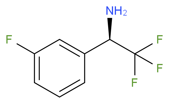 (R)-2,2,2-TRIFLUORO-1-(3-FLUORO-PHENYL)-ETHYLAMINE_分子结构_CAS_1187928-53-5)