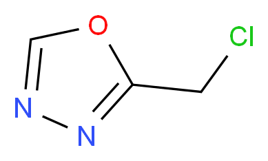 2-(CHLOROMETHYL)-1,3,4-OXADIAZOLE_分子结构_CAS_73315-63-6)