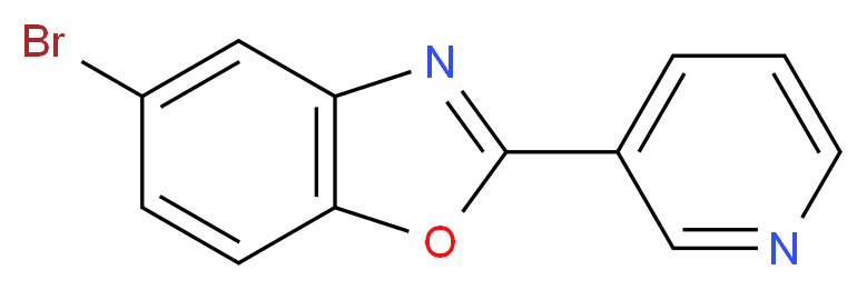 5-bromo-2-(pyridin-3-yl)-1,3-benzoxazole_分子结构_CAS_938458-81-2