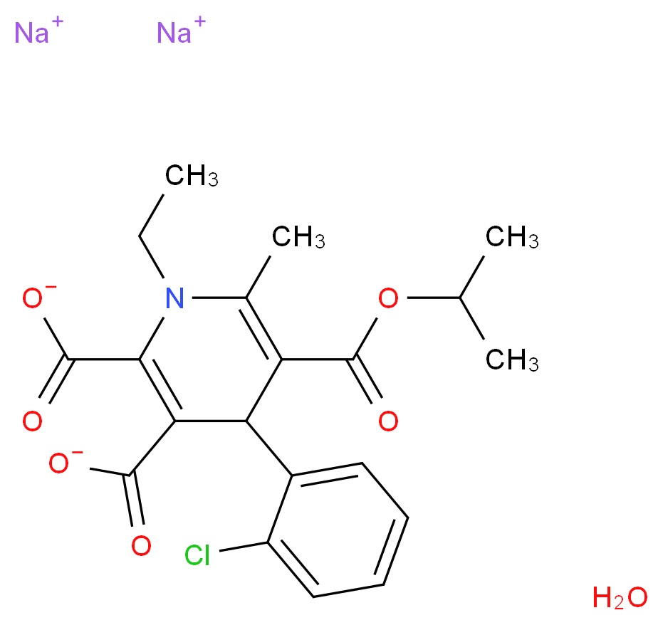 BAY U6751 hydrate_分子结构_CAS_114290-51-6(anhydrous))