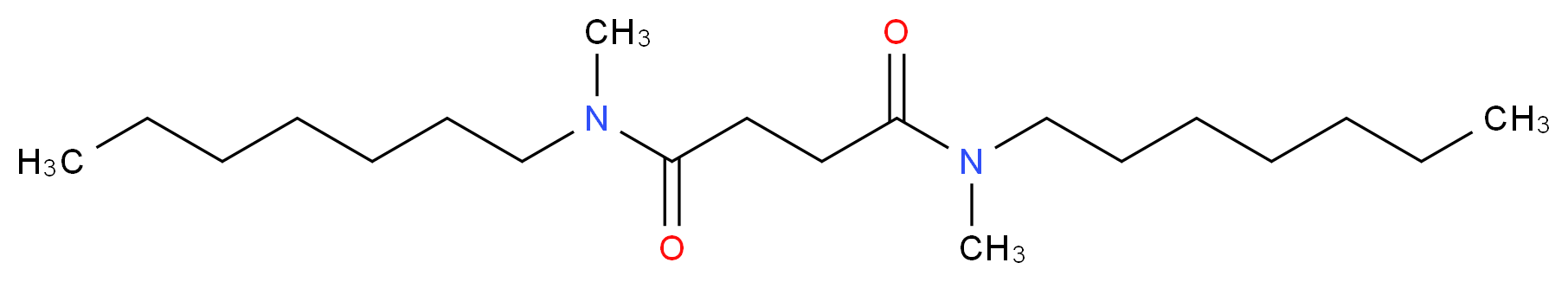 N,N'-diheptyl-N'',N'''-dimethylbutanediamide_分子结构_CAS_75513-72-3