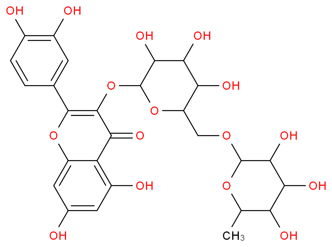 Rutin_分子结构_CAS_153-18-4)