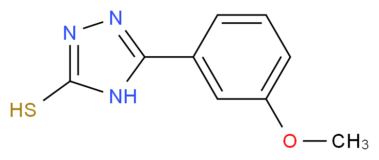 5-(3-methoxyphenyl)-4H-1,2,4-triazole-3-thiol_分子结构_CAS_419540-45-7)