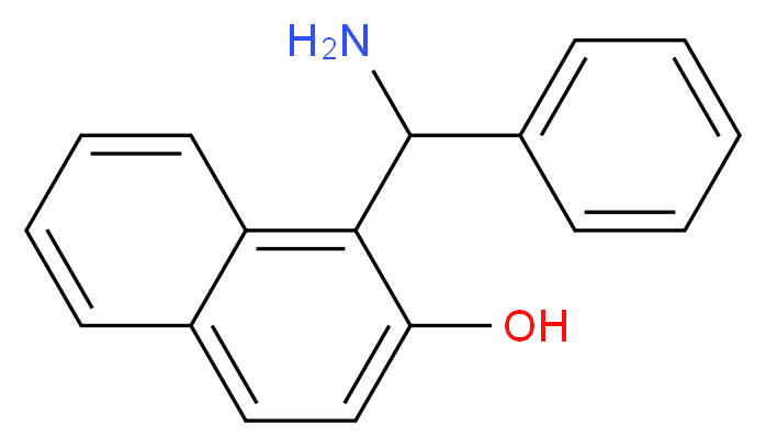 1-[amino(phenyl)methyl]naphthalen-2-ol_分子结构_CAS_219897-32-2