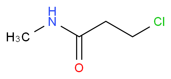 3-Chloro-N-methylpropanamide_分子结构_CAS_41789-28-0)