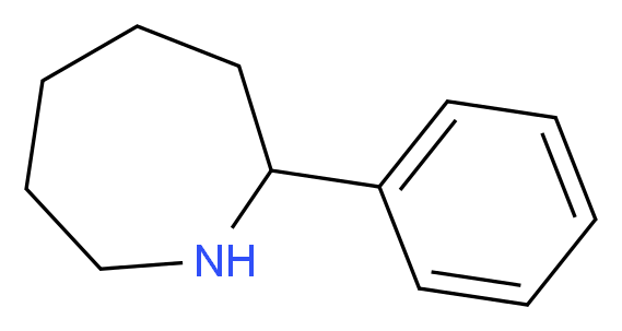 2-phenylazepane_分子结构_CAS_3466-82-8