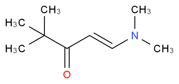 (1E)-1-(dimethylamino)-4,4-dimethylpent-1-en-3-one_分子结构_CAS_6135-14-4