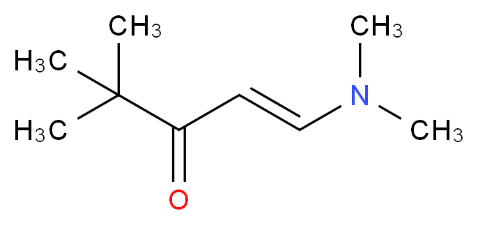 1-(Dimethylamino)-4,4-dimethylpent-1-en-3-one_分子结构_CAS_6135-14-4)