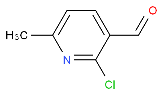 2-CHLORO-3-FORMYL-6-PICOLINE_分子结构_CAS_91591-69-4)