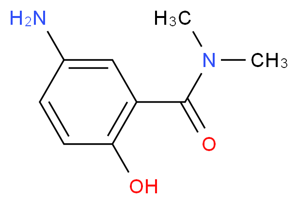 5-amino-2-hydroxy-N,N-dimethylbenzamide_分子结构_CAS_862853-55-2)