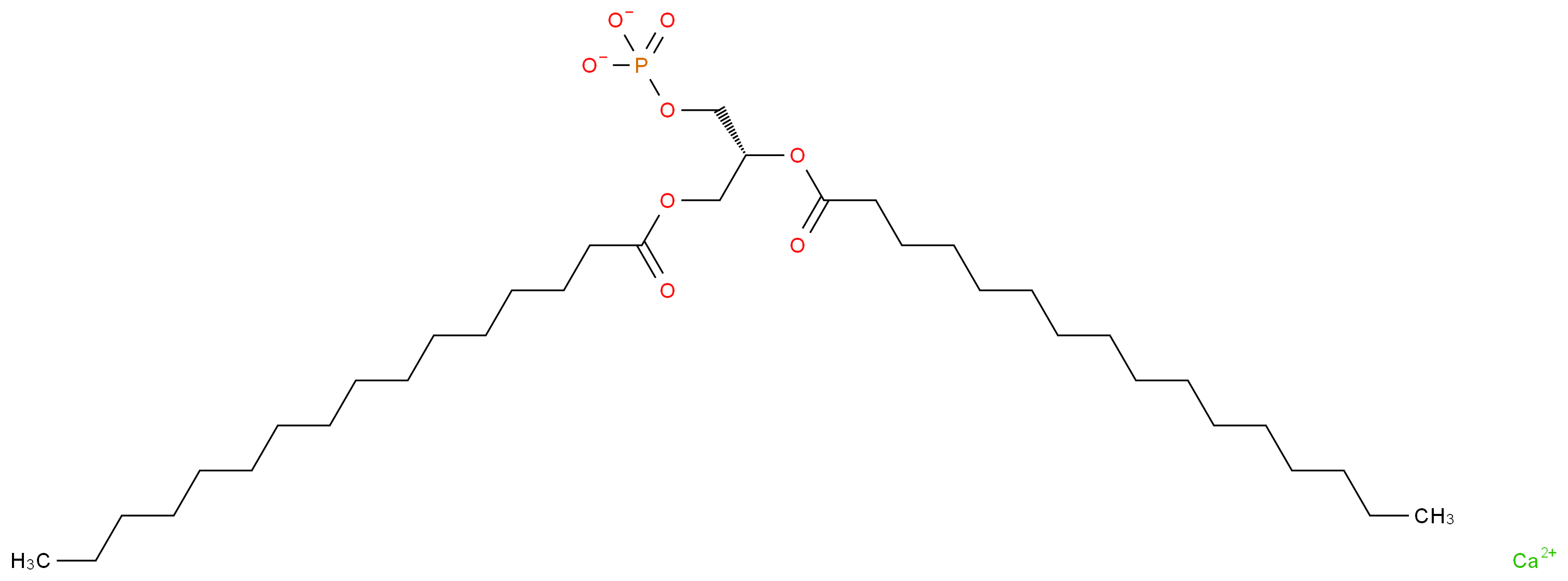 1,2-Dipalmitoyl-sn-glycero-3-phosphate calcium salt_分子结构_CAS_71640-91-0)