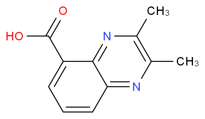 2,3-Dimethylquinoxaline-5-carboxylic acid_分子结构_CAS_6924-67-0)