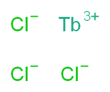 terbium(3+) ion trichloride_分子结构_CAS_10042-88-3