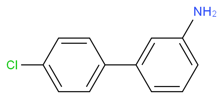 3-(4-chlorophenyl)aniline_分子结构_CAS_56970-11-7