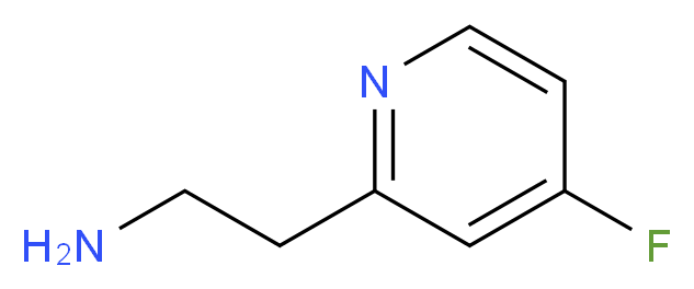 2-(4-fluoropyridin-2-yl)ethan-1-amine_分子结构_CAS_1000554-27-7