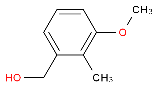 (3-methoxy-2-methylphenyl)methanol_分子结构_CAS_33797-34-1