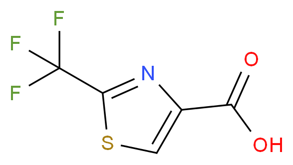 2-(trifluoromethyl)-1,3-thiazole-4-carboxylic acid_分子结构_CAS_915030-08-9