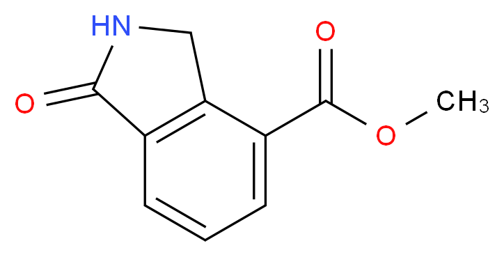 METHYL 1-OXOISOINDOLINE-4-CARBOXYLATE_分子结构_CAS_)