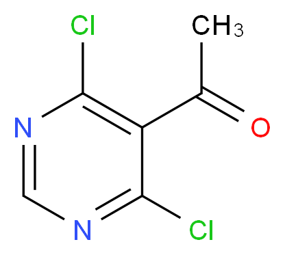 1-(4,6-dichloropyrimidin-5-yl)ethan-1-one_分子结构_CAS_60025-06-1