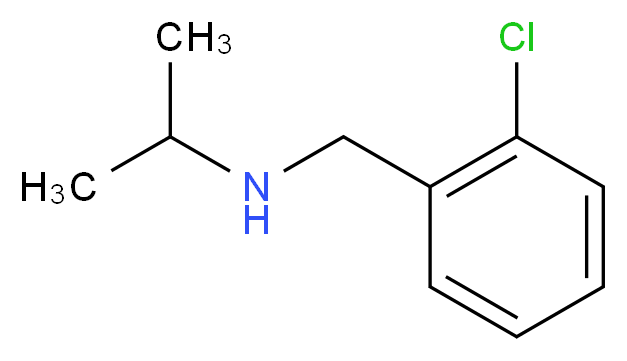 (2-chlorobenzyl)isopropylamine_分子结构_CAS_46054-87-9)