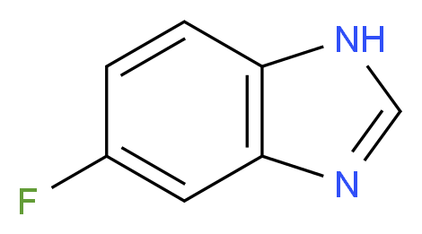 5-fluoro-1H-1,3-benzodiazole_分子结构_CAS_1977-72-6