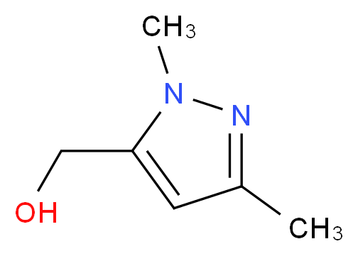 (1,3-dimethyl-1H-pyrazol-5-yl)methanol_分子结构_CAS_57012-20-1)