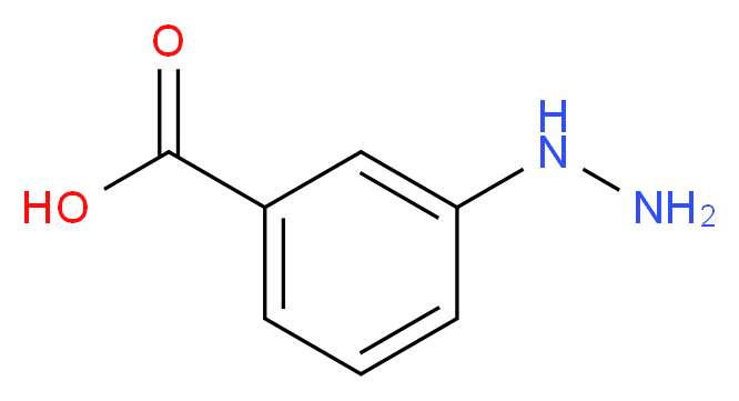 3-Hydrazinobenzoic acid_分子结构_CAS_38235-71-1)