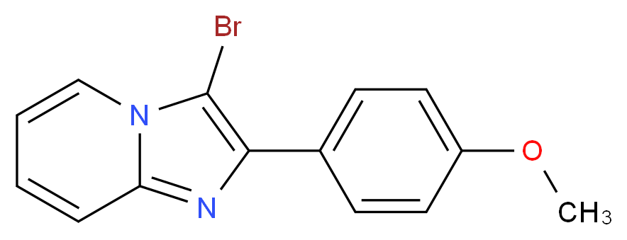 3-Bromo-2-(4-methoxyphenyl)imidazo[1,2-a]pyridine_分子结构_CAS_138023-17-3)