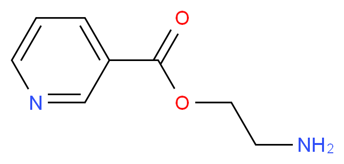 Nicotinic Acid 2-Aminoethyl Ester Dihydrochloride_分子结构_CAS_87330-70-9)