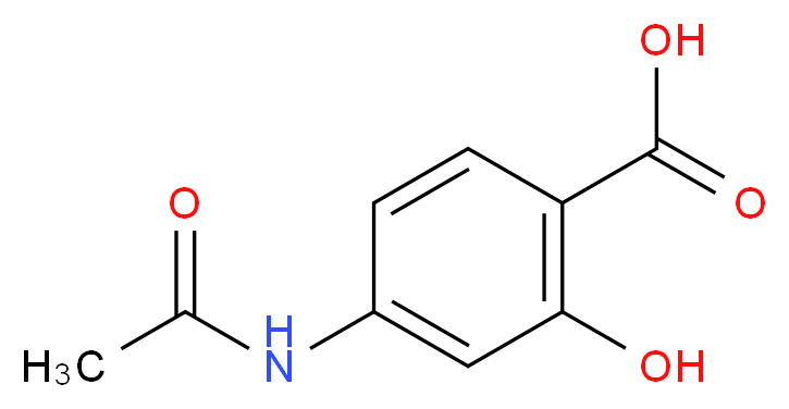 2-HYDROXY-4-ACETYLAMINOBENZOIC ACID_分子结构_CAS_50-86-2)
