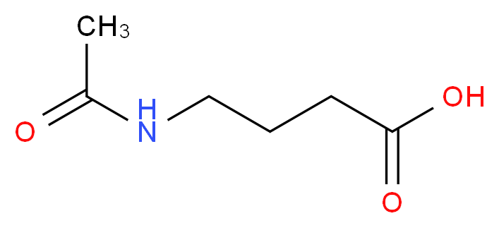 4-乙酰氨基丁酸_分子结构_CAS_3025-96-5)