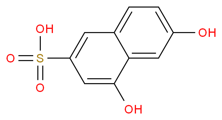 4,6-dihydroxyNaphthalene-2-sulphonic acid_分子结构_CAS_6357-93-3)