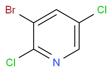 3-溴-2,5-二氯吡啶_分子结构_CAS_138006-41-4)