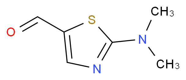 2-(dimethylamino)-1,3-thiazole-5-carbaldehyde_分子结构_CAS_)